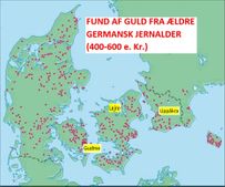 Fund af guld fra ældre germansk jernalder - 400-600 e. kr